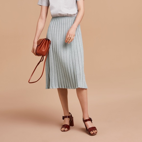 Rose gold midi skirt - Picture 7 of 7